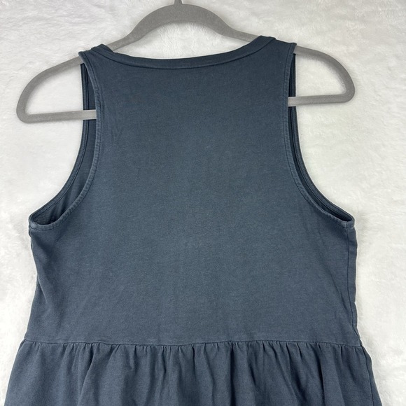 American Eagle Womens Black Tank Cropped Peplum Top Shirt Sz S - Picture 12 of 14
